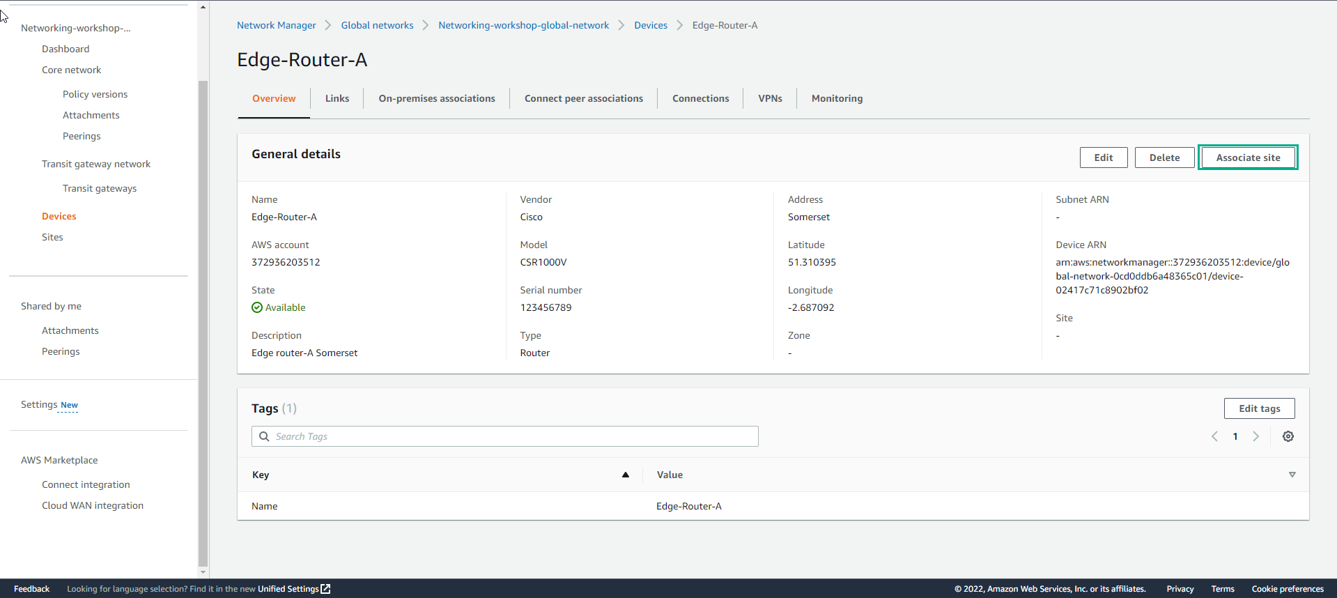 Transit Gateway Network Manager