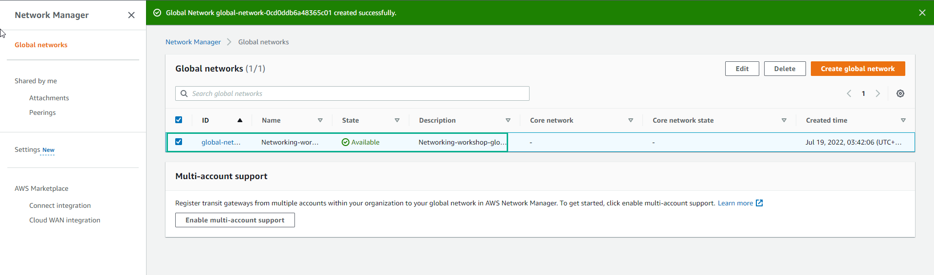Transit Gateway Network Manager