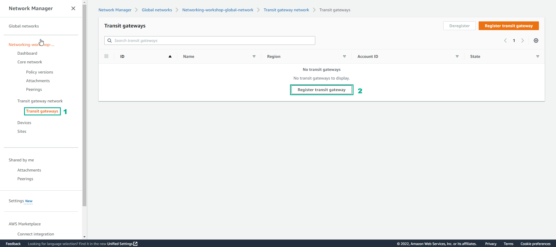 Transit Gateway Network Manager